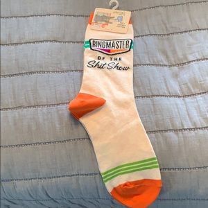 NWT “ShitShow” socks!! 🧡